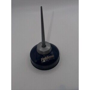 Feldene Piroxicam Arthritis Oil Can Pen Holder Blue Advertising Desk Pen Holder